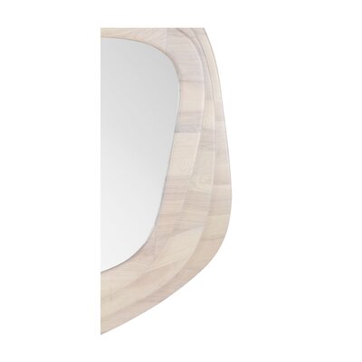 Slater 48" Asymmetrical Wood Wall Mirror | Joss & Main